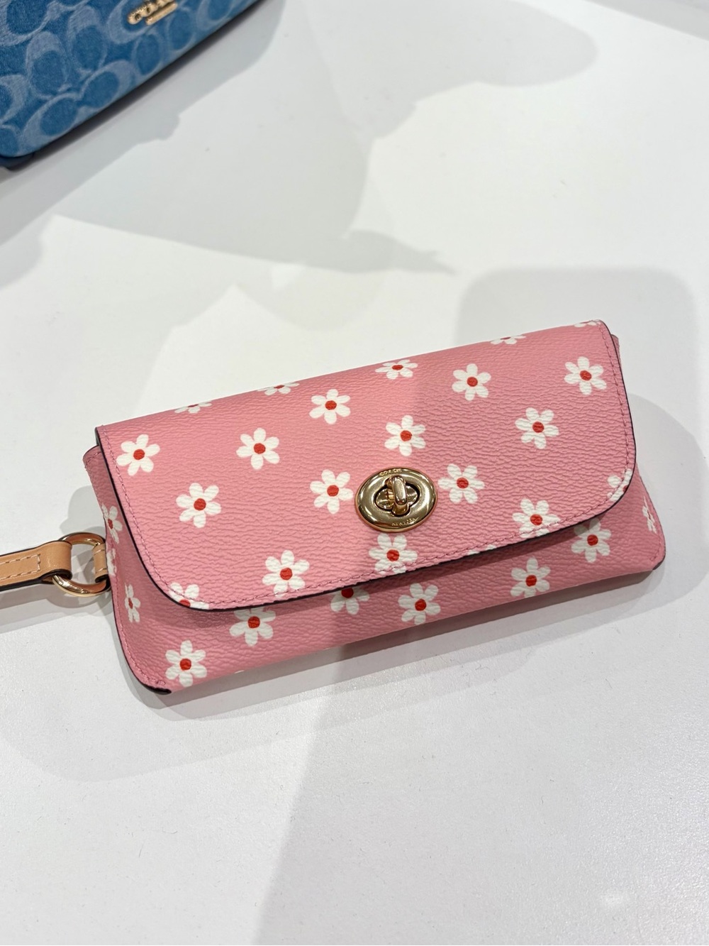 Coach Sunglass Case With Floral Print